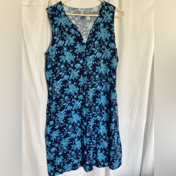 Lands’ End Floral Sleeveless Dress - Picture 1 of 4